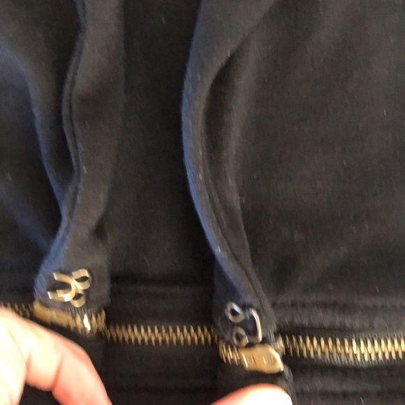 Mossimo | Black jacket with zipper belt - Picture 8 of 16